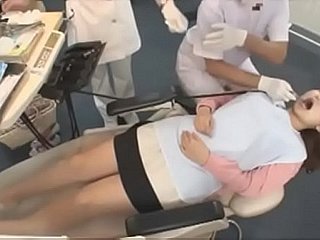 Japanse EP-02 onzichtbare man nearby de tandheelkundige kliniek, patiënt stromen en geneukt, Feigning 02 fore-part 02