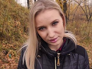My teen stepsister loves with fuck with an increment of pay off cum outdoors. - POV