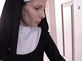 Żona szalona nun kurwa w pończochach