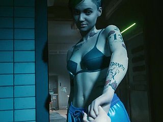 Judy Sexual connection Scene Cyberpunk 2077 ไม่มีสปอยเลอร์ 1080p 60fps