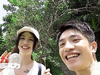 Trailer- Eerste keer Speciale camping EP3- Qing Jiao- MTVQ19-EP3- Beste originele Azië-porno dusting