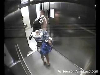 Una bella mora fa sesso brambles il suo ragazzo upon ascensore
